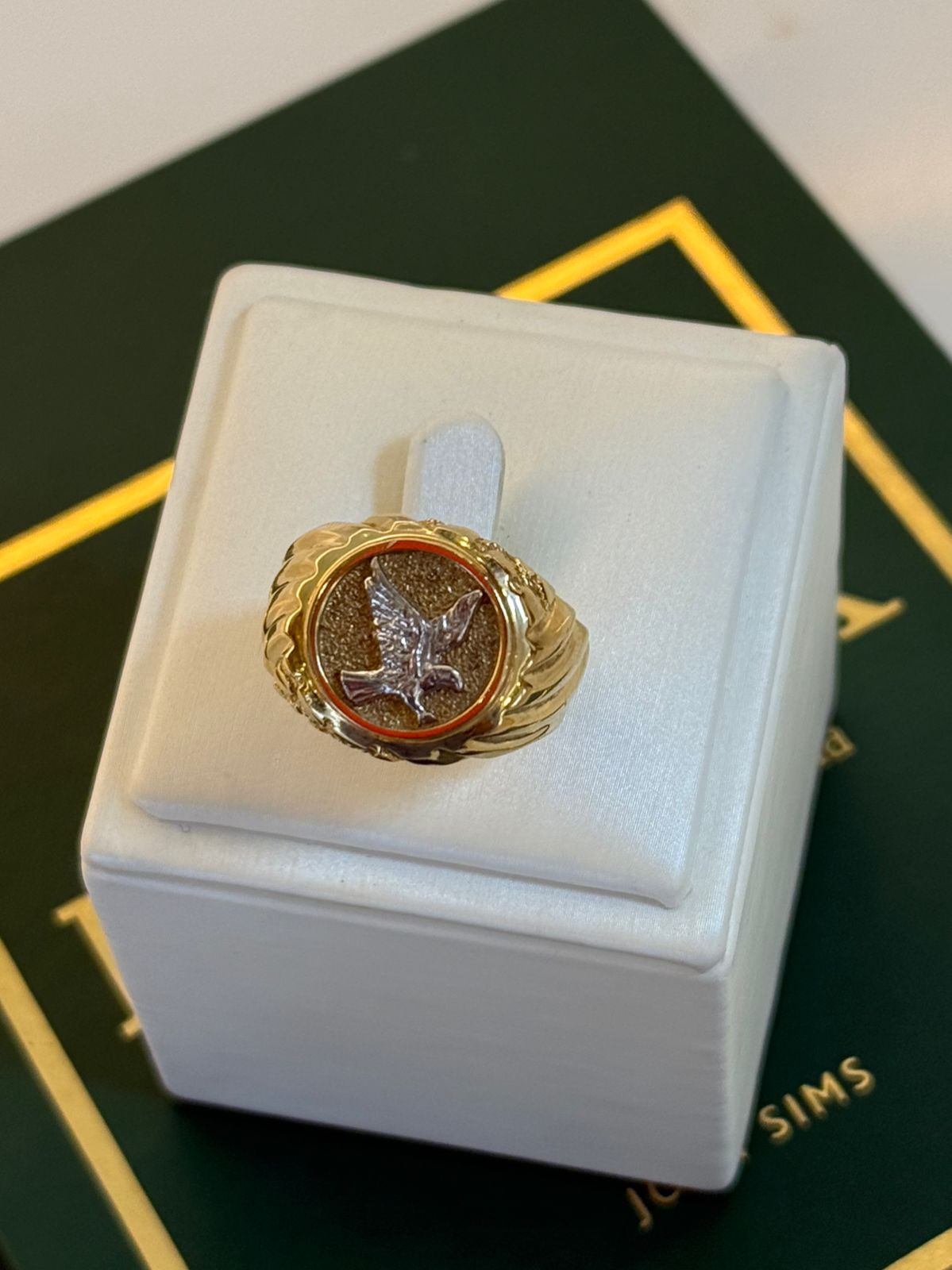 ANILLO ORO GAVILAN 14K 8.3G